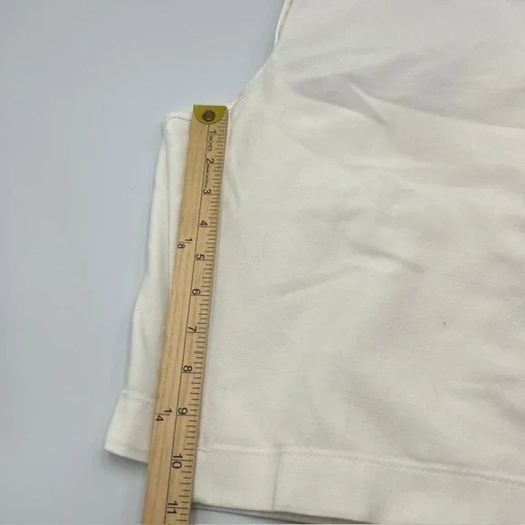 White House Black Market Women's White Slim Bermuda Shorts Size‎ 4 - Picture 8 of 8